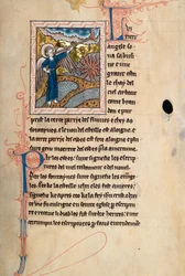 Commentary on the Apocalypse of St John, late 13th century (Ms65 f29r)