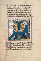 Commentary on the Apocalypse of St John, late 13th century (Ms65 f73r)