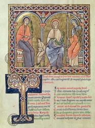 Grammar, Dialect and Rhetoric from Satyricon by Martianus Capella, c.1200