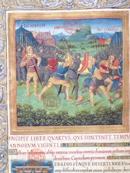 Illustration from Book IV, Chapter 1 of the Antiquities of the Jews by Flavius Josephus