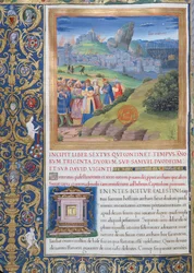 Illustration from Book VI, Chapter 1 of the Antiquities of the Jews by Flavius Josephus