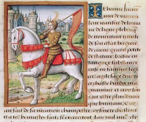 Joan of Arc from Vie des Femmes Celebres, c.1505