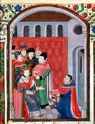 Jean de Meung Offering His Translation to Philippe le Bel from De Consolatione Philosophiae by Boethius