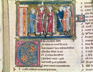 Armament of a knight, from Recueil de Poesies Francaises