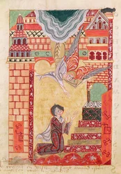 Vision of St. Aldegonde of Maubeuge, from The Life and Miracles of St. Amand