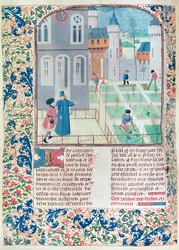 The Garden, Illustration from Le Livre des Prouffitz Champestres by Pietro de Crescenzi