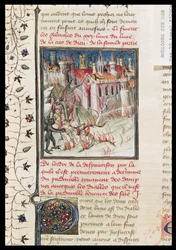 Hell, from De Civitate Dei by St. Augustine of Hippo (354-430) translated by Raoul de Presles, c.1400-50