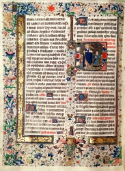 St. John the Baptist, from the Missal of Jean de Lannoy