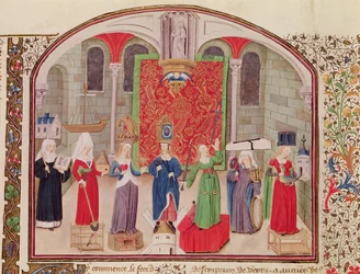 Theological and Cardinal Virtues, from Ethics, Politics and Economics by Aristotle