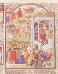 Scenes from the Life of Saint James the Great (d.44) from the Breviary of the Duke of Bedford, c.1424-35