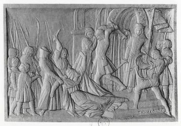 Murder of Bishop Waldric (engraving)