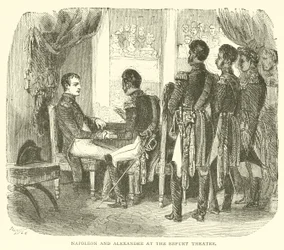 Napoleon and Alexander at the Erfurt Theatre