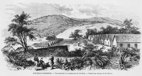 New Caledonia, Isle of Nou, The Prison, c.1871-80