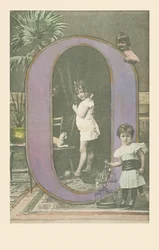 Three children, one cage