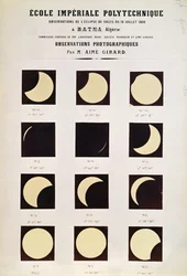 Observation of a solar eclipse at Batna, Algeria, 18th July 1860