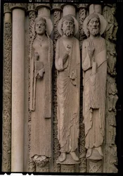 Old Testament figures, from the north embrasures of the central door of the Royal Portal of the west facade