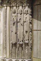 Old testament figures, from the royal portal of the west facade
