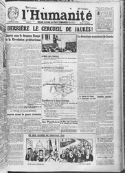 Organizing the transfer of Jean Jaures to the Pantheon, Paris, from L