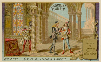 Othello, Chocolat Poulain Trade Card