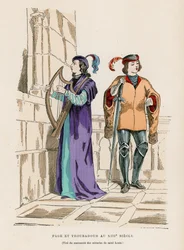 Page and Troubadour of the 13th Century
