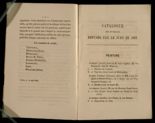 Painting Chapter, from the Salon des Refuses, 1863