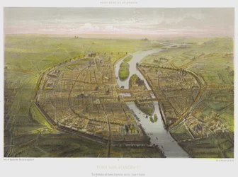 Paris Under Francis I, General View from a Bird