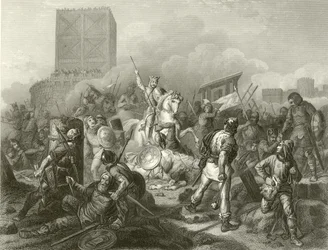 Paris besieged by the Normans, 885