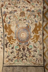 Parish Church of Mare de Déu de Solers. Interior. The Naves. Mural Paintings (detail). 16th Century (?)