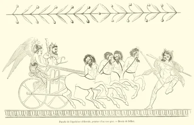 Parody of the Apotheosis of Hercules (engraving)