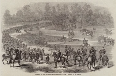 Passage of the Chiese by French Troops