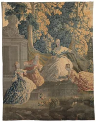 Pastoral Tapestry, Aubusson or Felletin, Third Quarter of the 18th Century