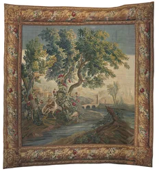 Pastoral Tapestry, Beauvais, Mid 18th Century