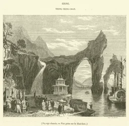 Chinese Landscape, View Taken on the Taihu (engraving)