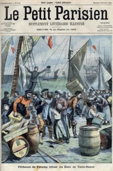 Fishermen of Fecamp: return from the Newfoundland Banks, in 