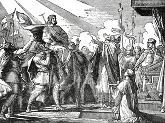 Pepin proclaimed King of the Franks in 751, c.1890