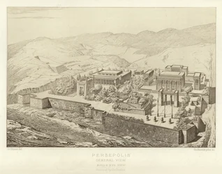 Persepolis, general view, bird