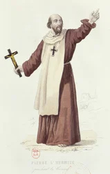 Peter the Hermit preaching the First Crusade, 1095