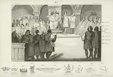 Philip IV of France convenes the States General, Louvre Palace, Paris, 1302