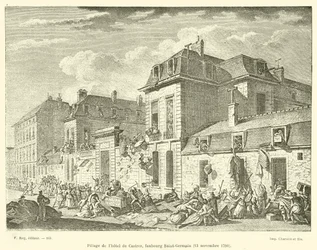 Pillage of the Hotel de Castres, Faubourg Saint-Germain, 13 November 1790