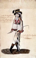 Portrait of Francois Athanase de Charette de la Contrie (1763-1796), Royalist Leader of the Vendee