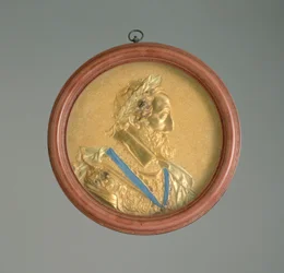 Portrait medallion of King Henry IV, beginning of the 17th century