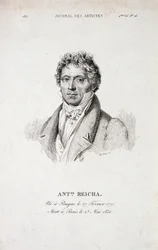 Portrait of Antoine Reicha (1770-1836) from the Journal des Artistes