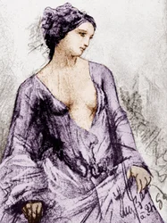 Portrait of Apollonie Sabatier, Baudelaire