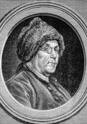 Portrait of Benjamin Franklin - in 