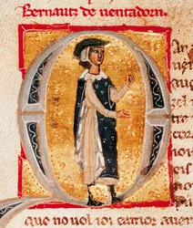 Portrait of Bernart de Ventadorn