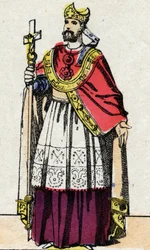 Portrait of Boniface (v.675-754), archbishop of Mainz