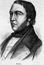 Portrait of Buchez, French philosopher and politician (1796 - 1865)