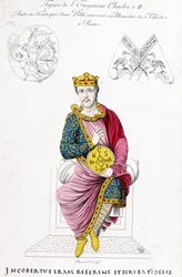 Portrait of Charles II the Bald
