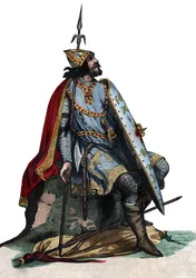 Portrait of Charles Martel, Frankish military and political leader