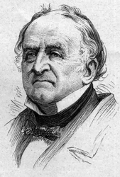 Portrait of Charles de Viel Castel (Viel-Castel) (1800-1887), French Diplomat and Academician. Engraving in 